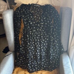 Abercrombie & Fitch Black Floral Dress